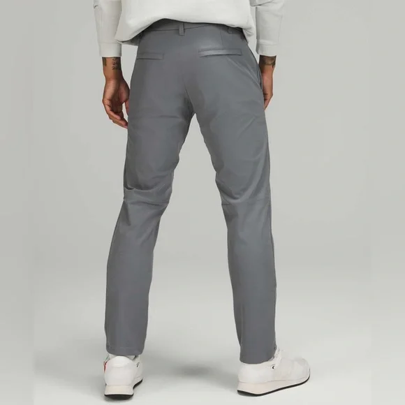 NWOT Lululemon Mens Commission Pant Classic 34x31 Warpstreme Asphalt Grey M5AEXS
